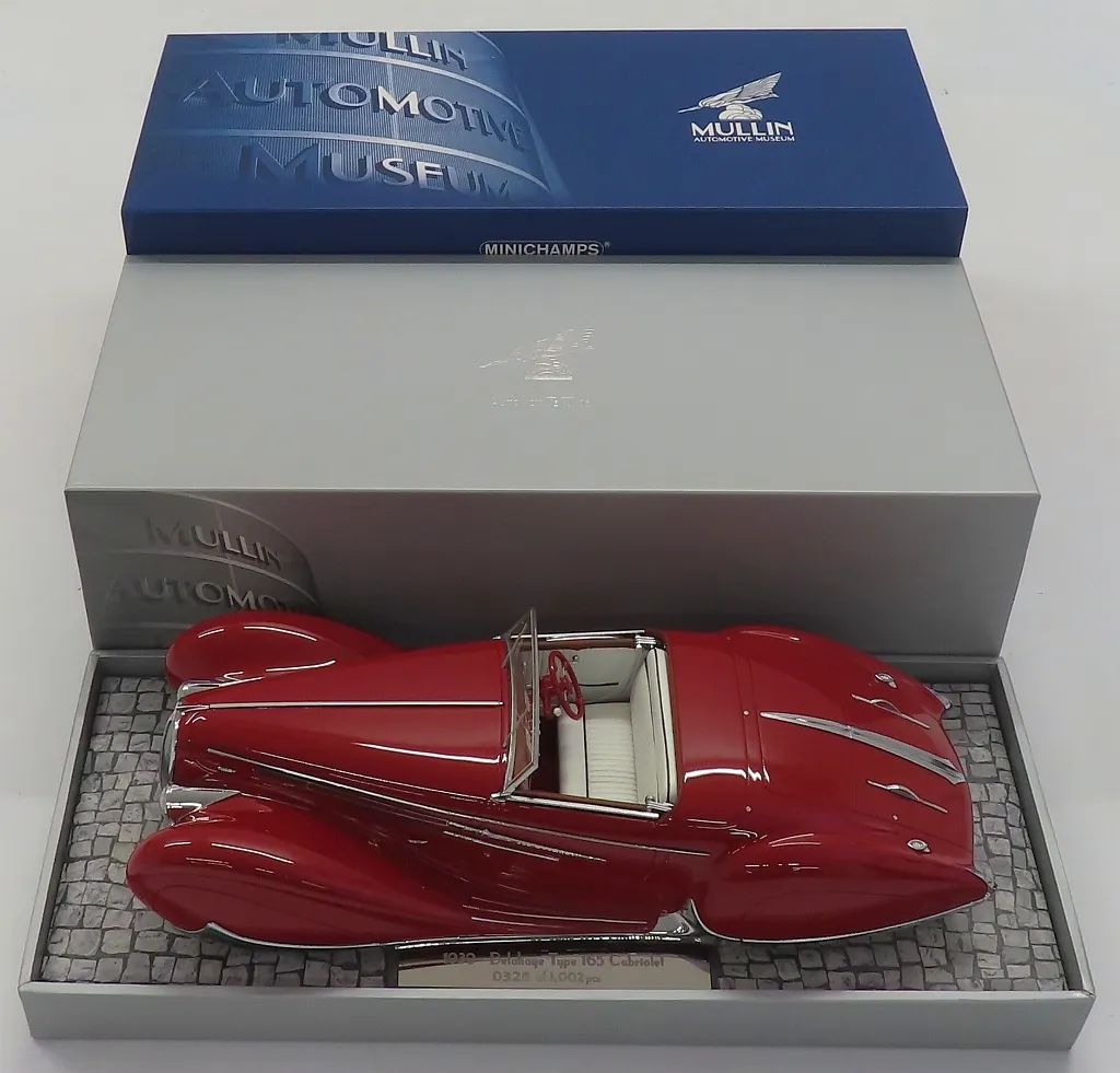 【中古】ミニカー 1/18 1939 Delahaye Type 165 Cabriolet(レッド) 「The Mullin Automotive Museum Collection」 [107116130]