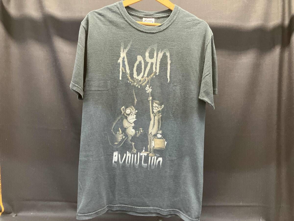 Hanes ヘインズ 半袖Tシャツ korn evolution コーン エボリューション M