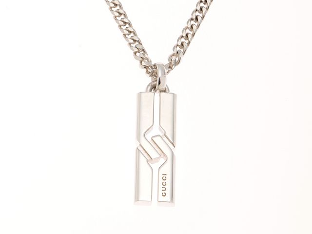 正規美品GUCCIグッチノットインフィニティネックレス 313466 Ag925 GUCCI グッチ ジュエリー 貴金属・宝石 ノットインフィニティ