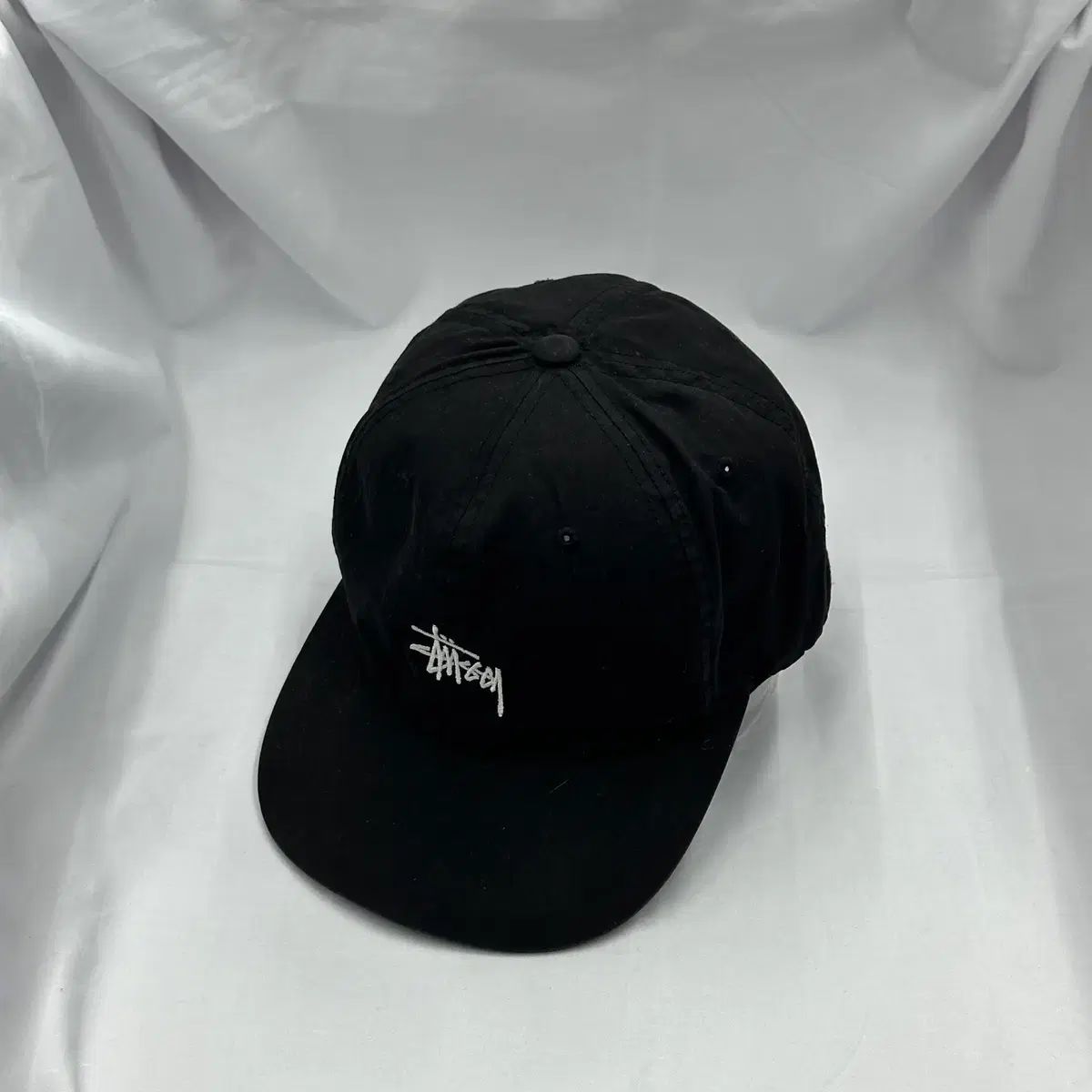 OS STUSSY ステューシー 刺繍 ロゴ 6パネル キャップ 帽子