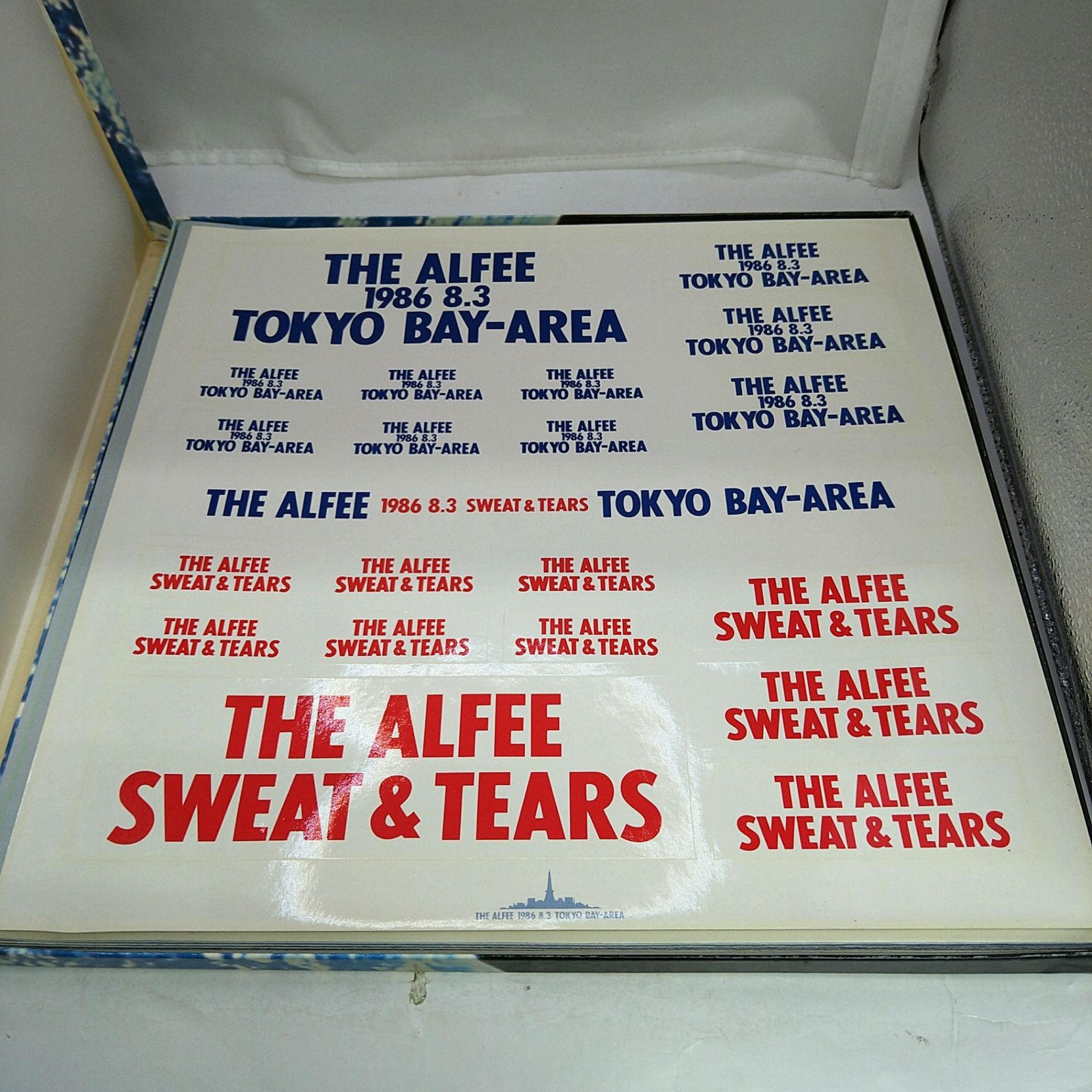 希少】THE ALFEE パンフレットセット TOKYO BAY-AREA BOX AUTUMN TOUR