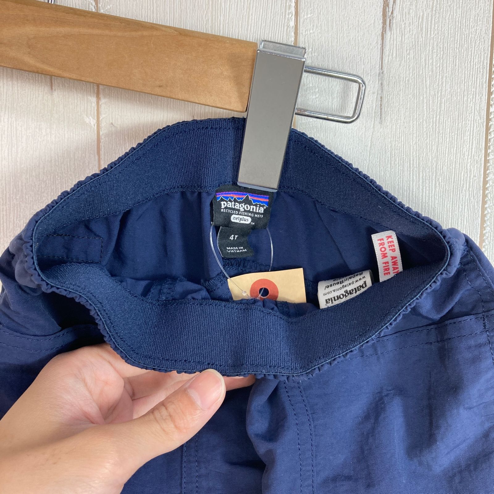 ✉️Baby's 4T ネイビー系 2022 Patagonia ( パタゴニア ) バギーズ