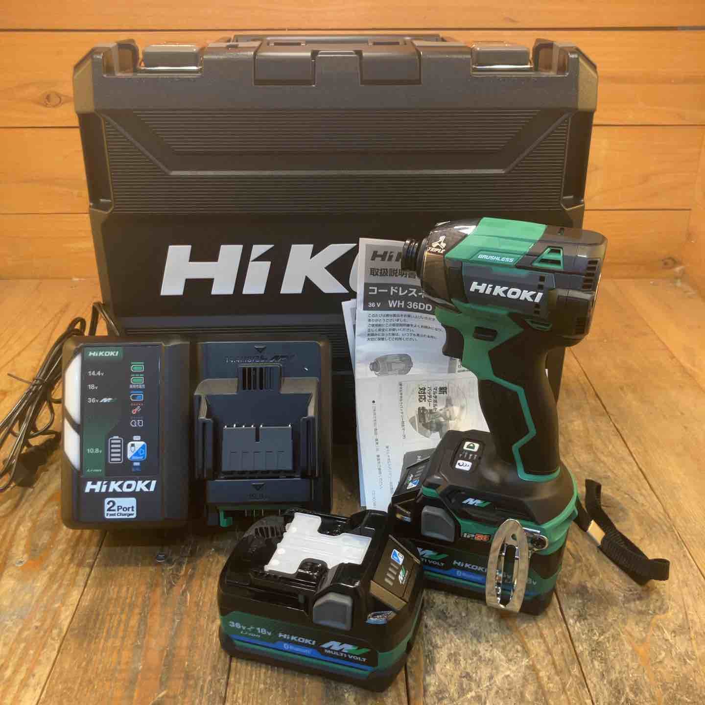 ★ハイコーキ(HIKOKI ※旧:日立工機) コードレスインパクトドライバ アグレッシブグリーン WH36DD(2XHLSZ)【所沢店】