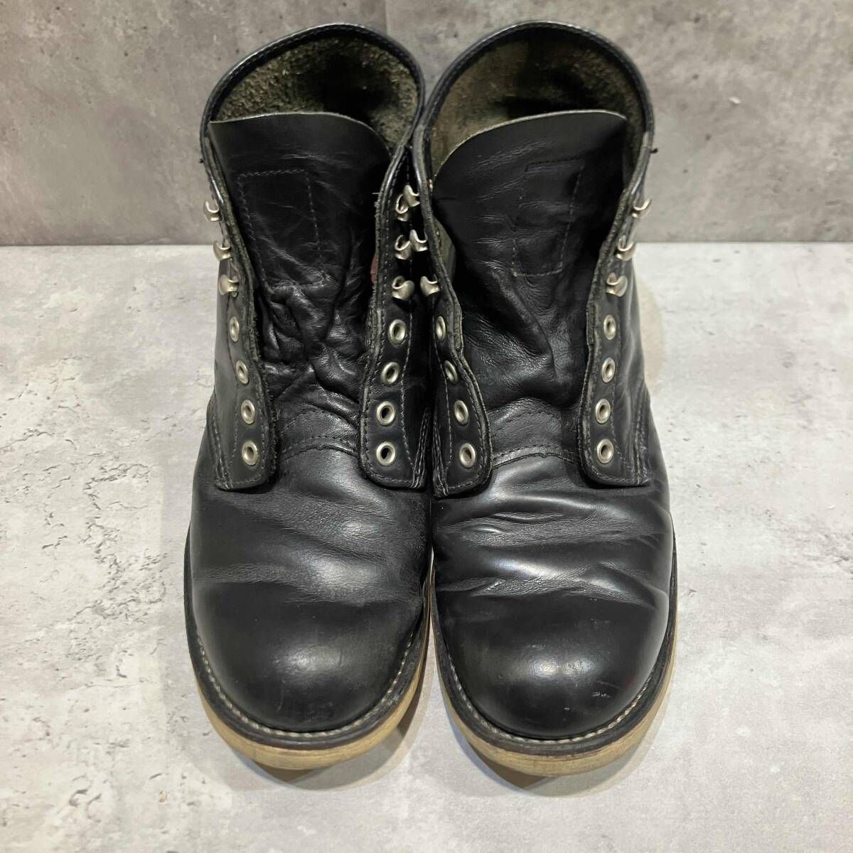 RED WING ワークブーツ 8165 シューレース無し size 8(27.0㎝) ブラック レッドウィング