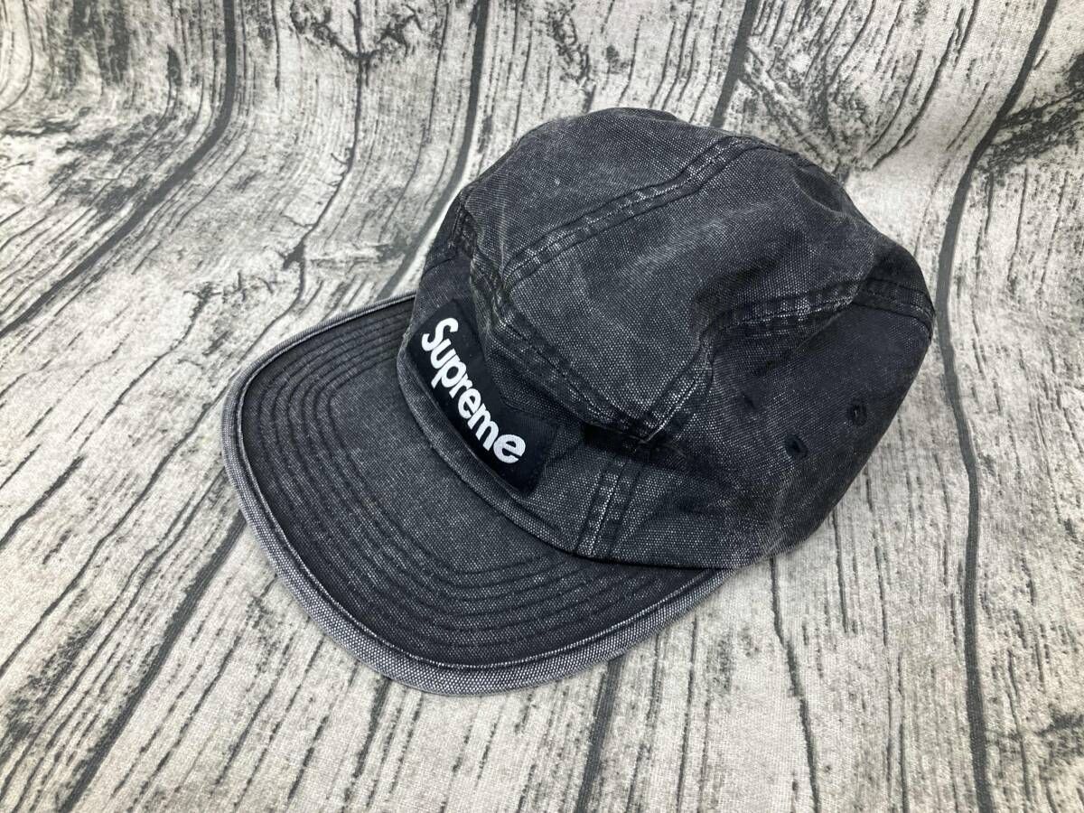 Supreme denim camp cap シュプリーム キャップ グレー 24ss