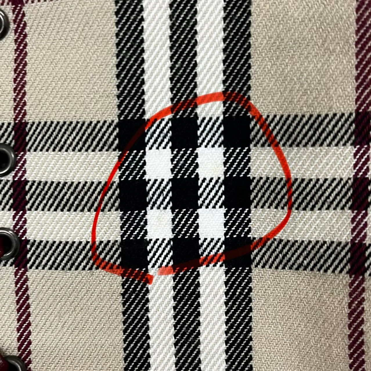 BURBERRY バーバリー ブルーレーベル フレアスカート ひざ丈 ノバ