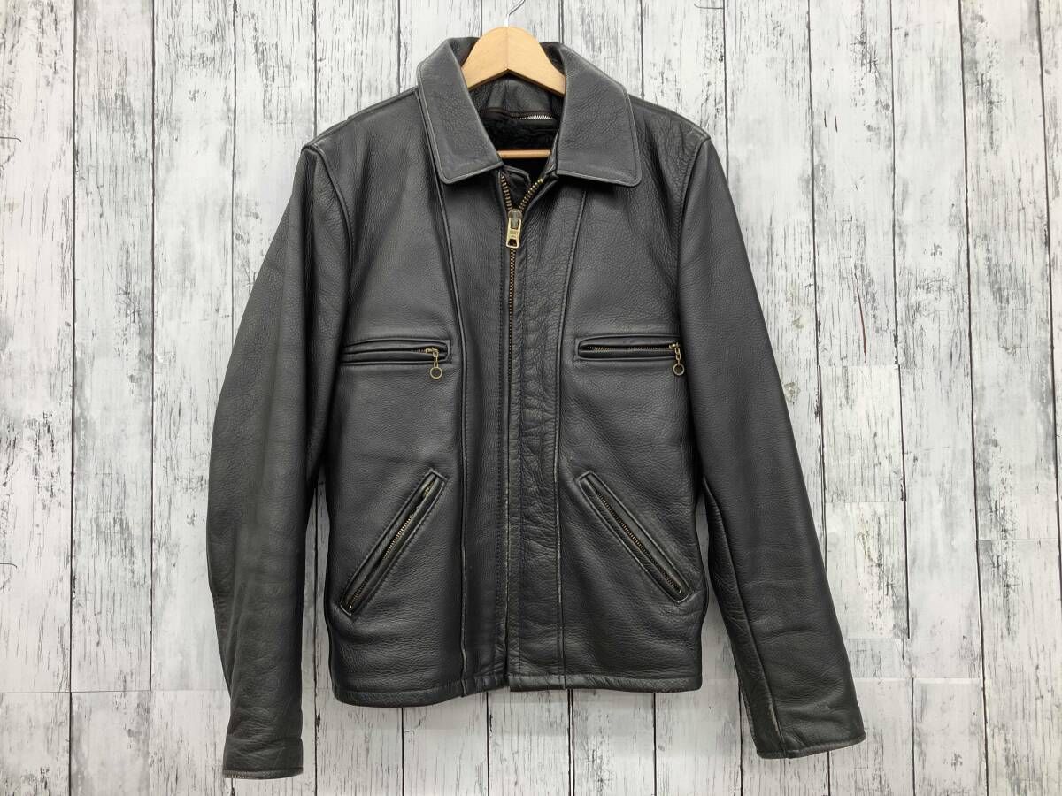 Schott シングルライダース SIZE34 ブラック