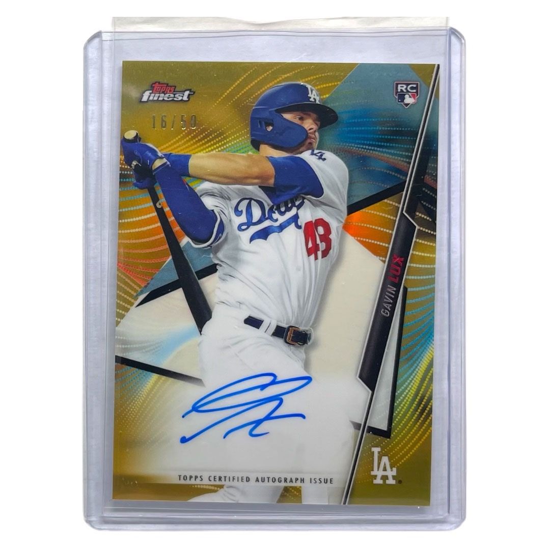 TOPPS MLBカード FINEST GAVIN LUX LOS ANGELES DODGERS /50 #FA-GL 送料無料 中古 IT2