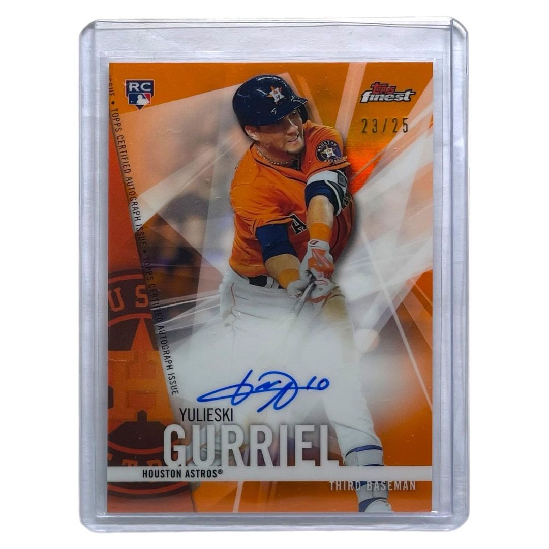 TOPPS MLBカード FINEST YULIESKI GURRIEL HOUSTON ASTROS /25 #FA-YG 送料無料 中古 IT2