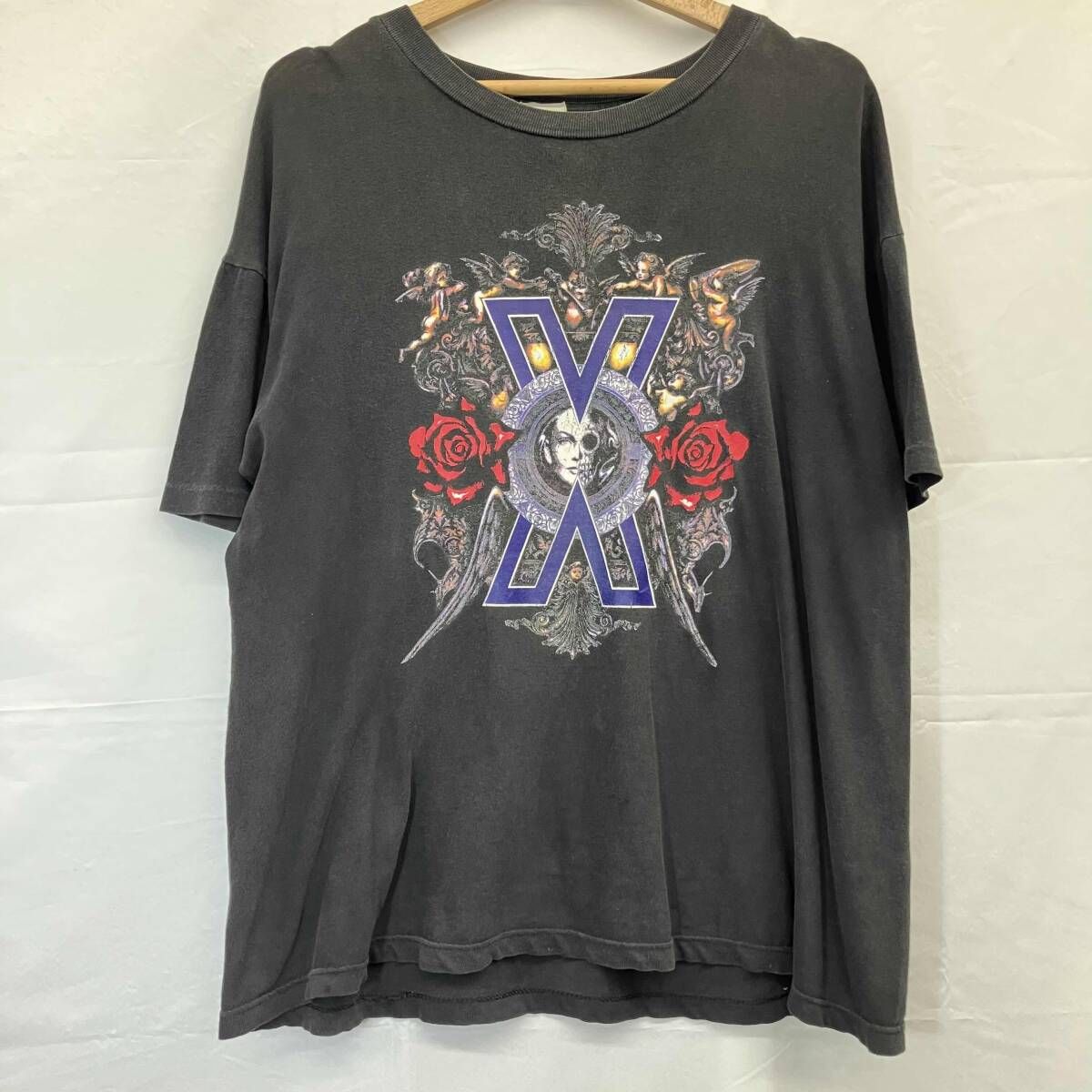 X JAPAN / エックスジャパン / 半袖Tシャツ / 1991 / STAFFTシャツ / 古着 / ブラック