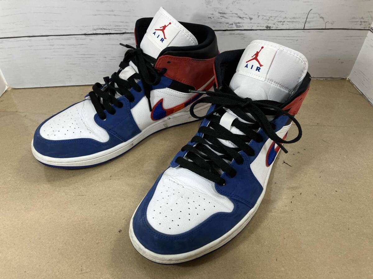 NIKE ナイキ ハイカットレザースニーカー スニーカー 852542-146 白ベース 28.0cm 通年