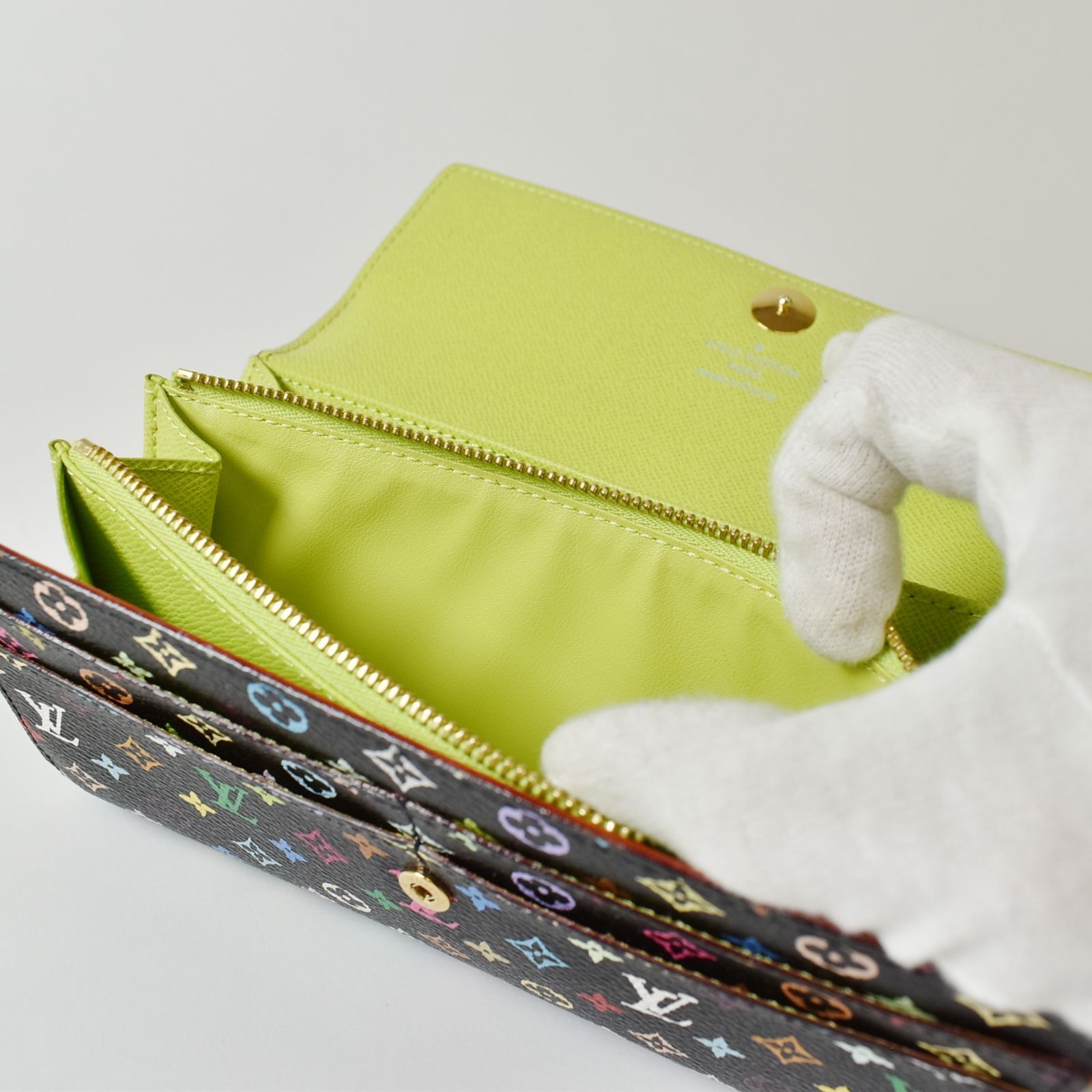 LOUIS VUITTON ルイヴィトン マルチカラー ポルトフォイユ サラ 長財布 