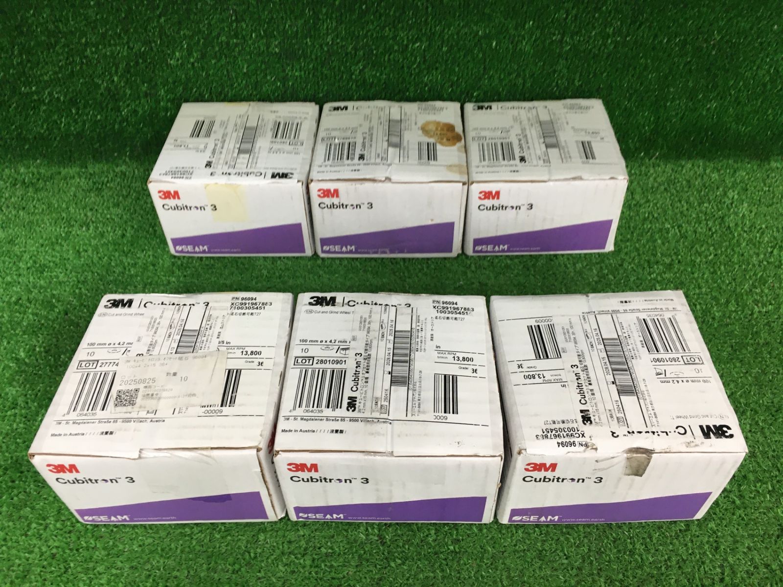 【未使用品】【0906】★3M　キュービトロン3 オフセット砥石 4CGW96094 外径100×4.2×15mm 10枚入 4CGW96094　IT44WMHCDI0A