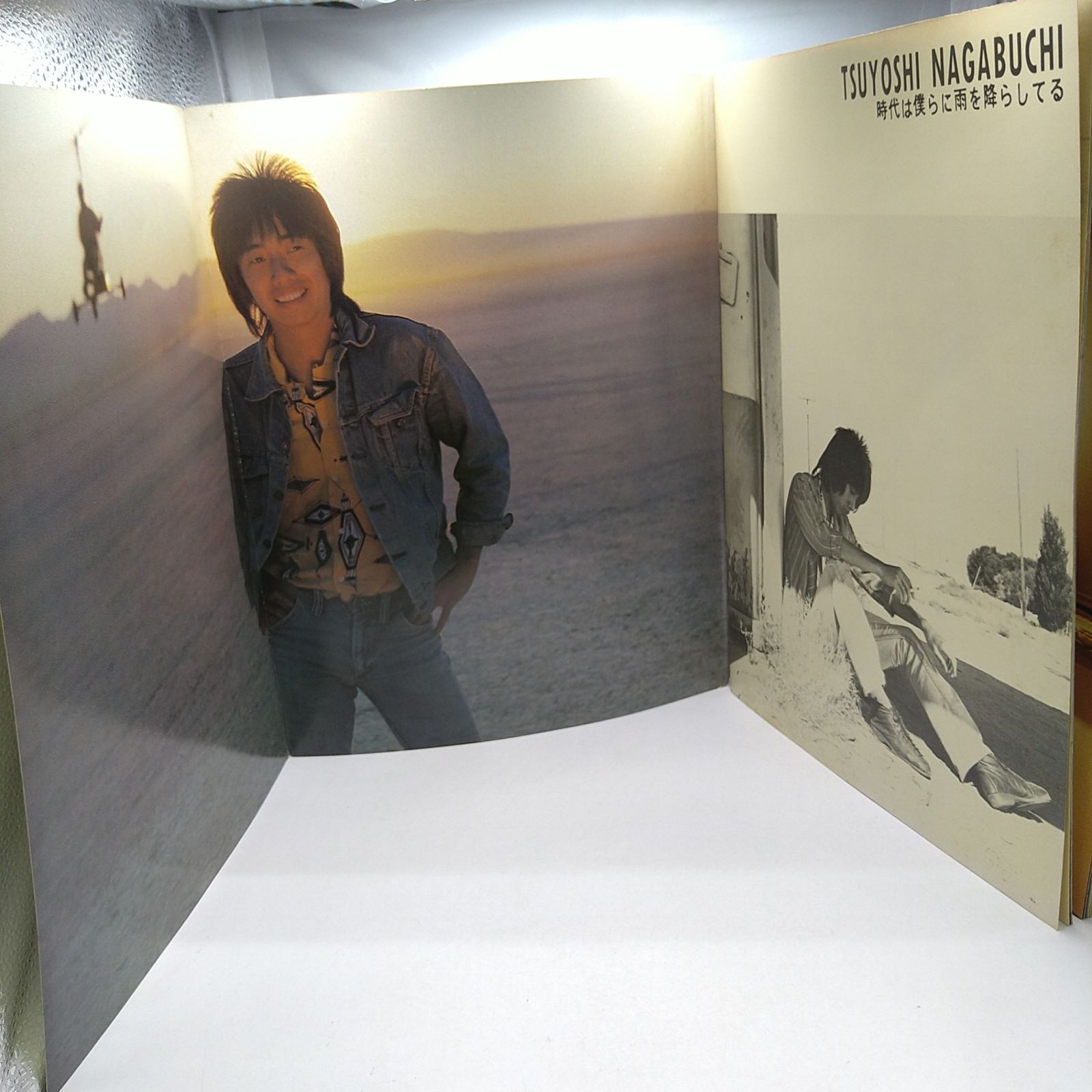長渕剛 ツアーパンフレット LIVE'83 HEAVY GAUGE 82-83時代は僕らに雨