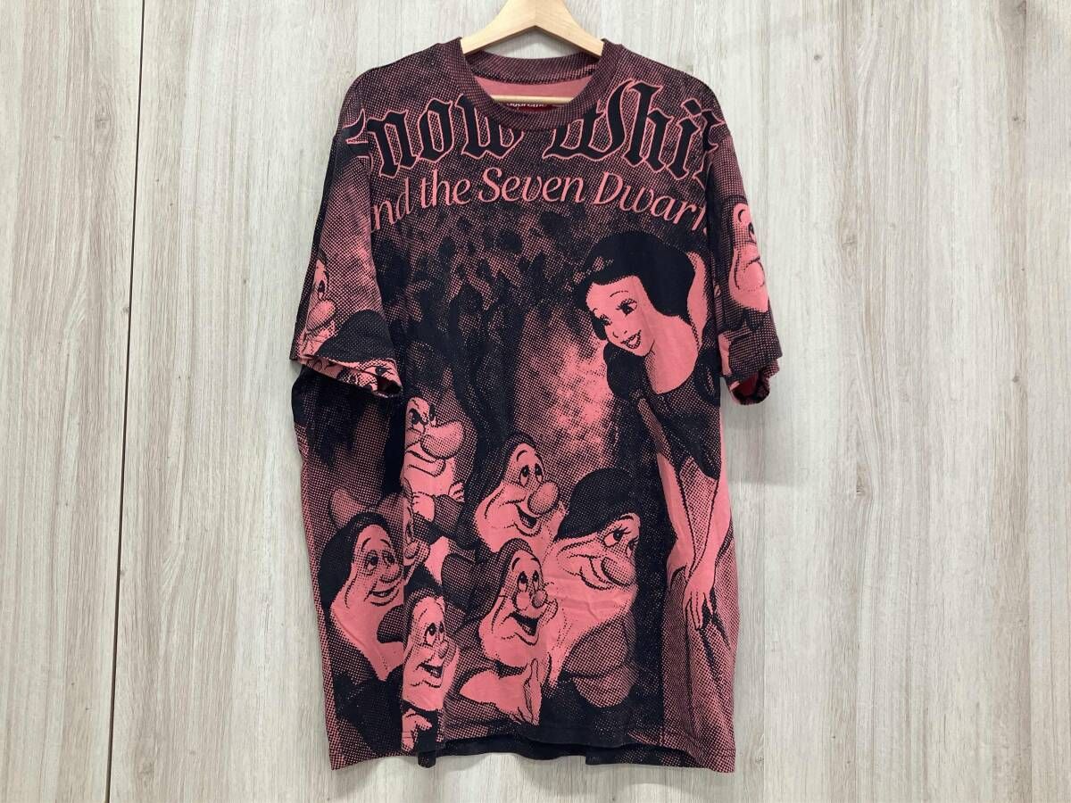 Supreme シュプリーム 半袖Tシャツ Snow White S/S XLサイズ ブラック/ピンク
