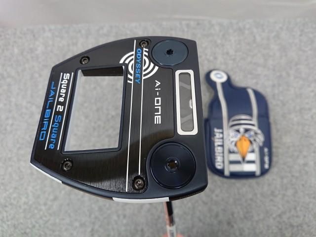 【中古】 超美品！ ODYSSEY オデッセイ Ai-ONE Square 2 Square JAILBIRD ジェイルバード パター STROKE LAB SL 90 33インチ 日本仕様