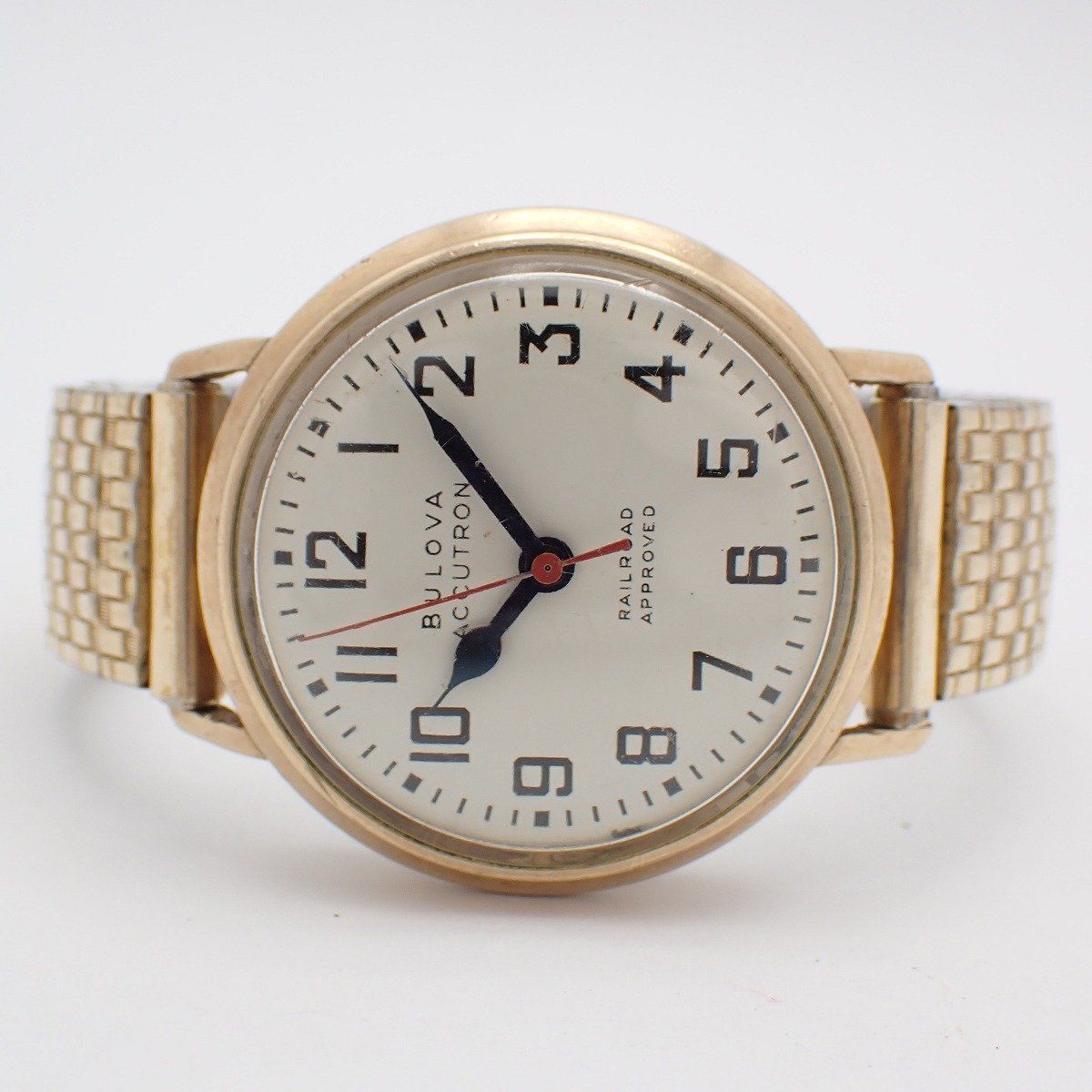 デ*ー様 BULOVA ACCUTRON ブローバ アキュトロン ジャンク品 ジャンク品】BULOVA ブローバ アキュトロン レイルロード 音叉クォーツ