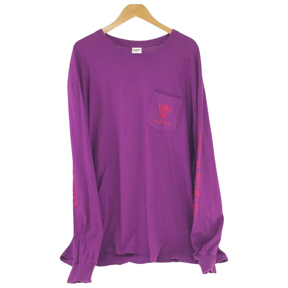 SOUTH2 WEST8 Tシャツ 長袖Tシャツ SIZE XL 古着 Supremeコラボ パープル