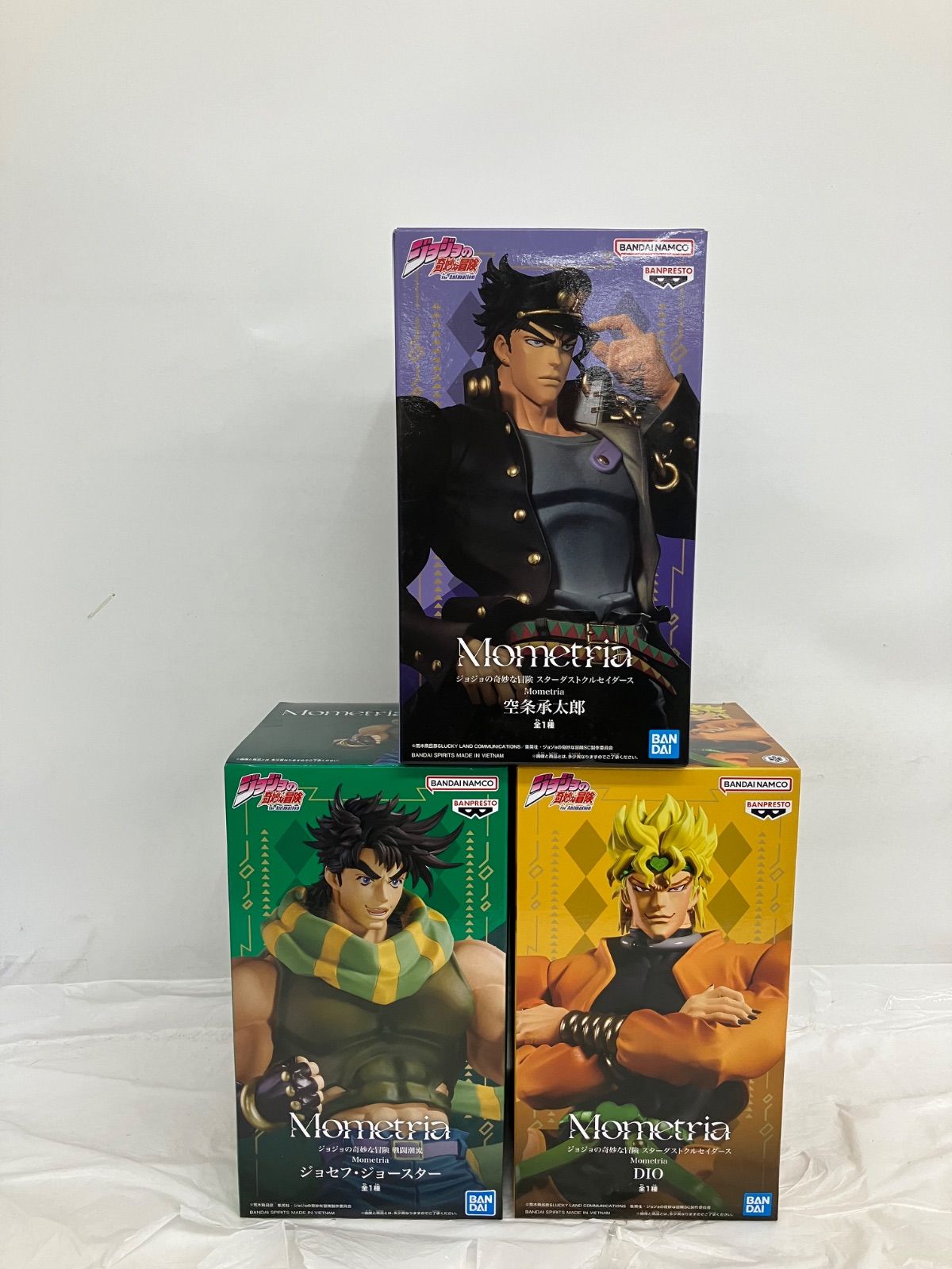 未開封 ジョジョの奇妙な冒険 Mometria フィギュア 3種セット LF6977