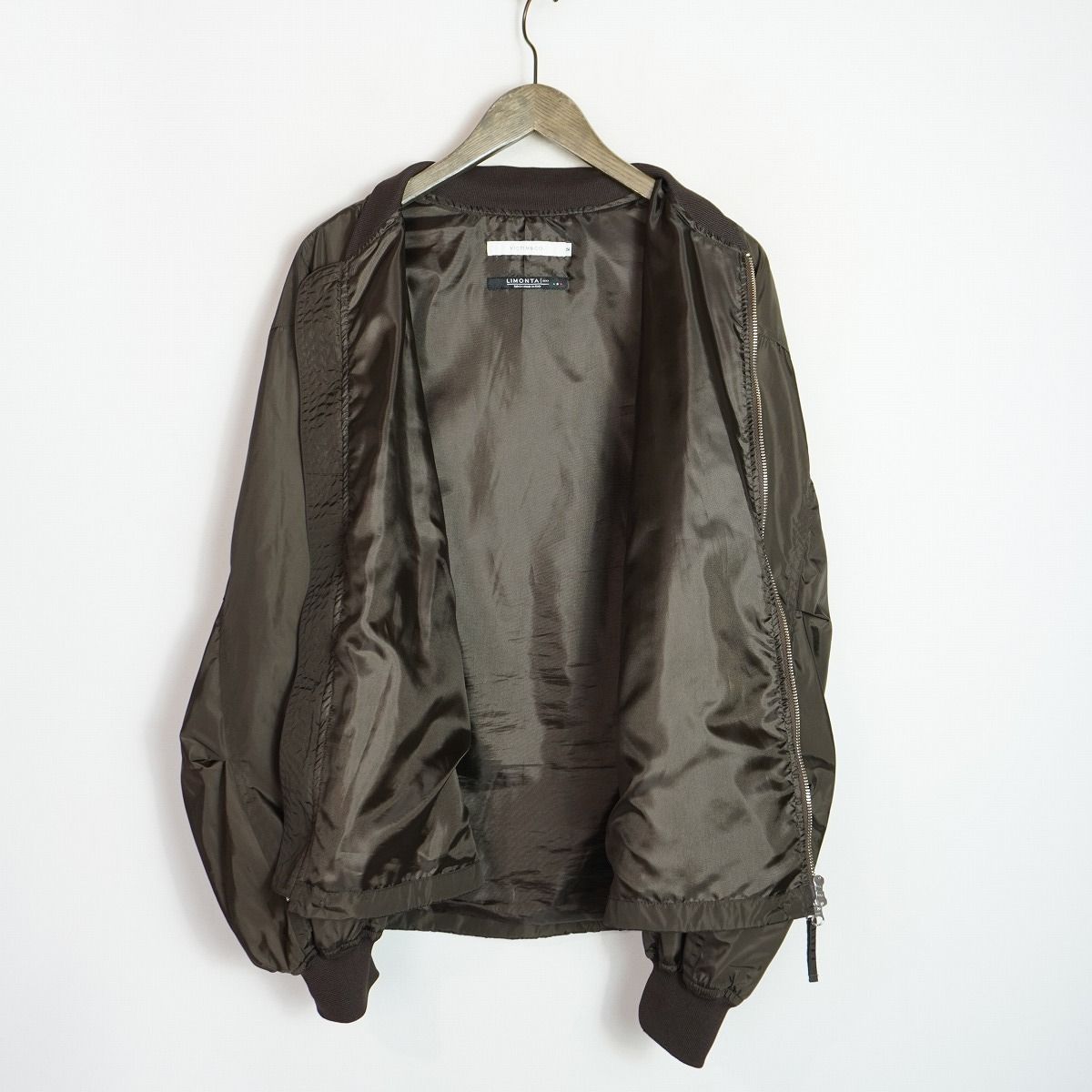 25SS VICTIM ヴィクティム LIMONTA MA-1 JACKET BROWN リモンタ 
