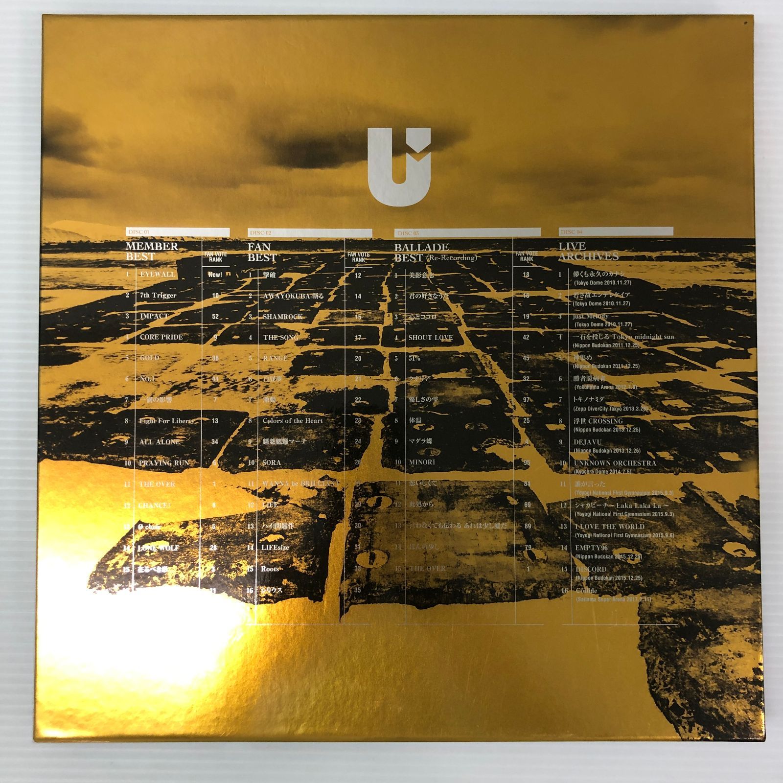 ALL TIME BEST (完全生産限定盤 4CD＋グッズ) UVERworld 中古品