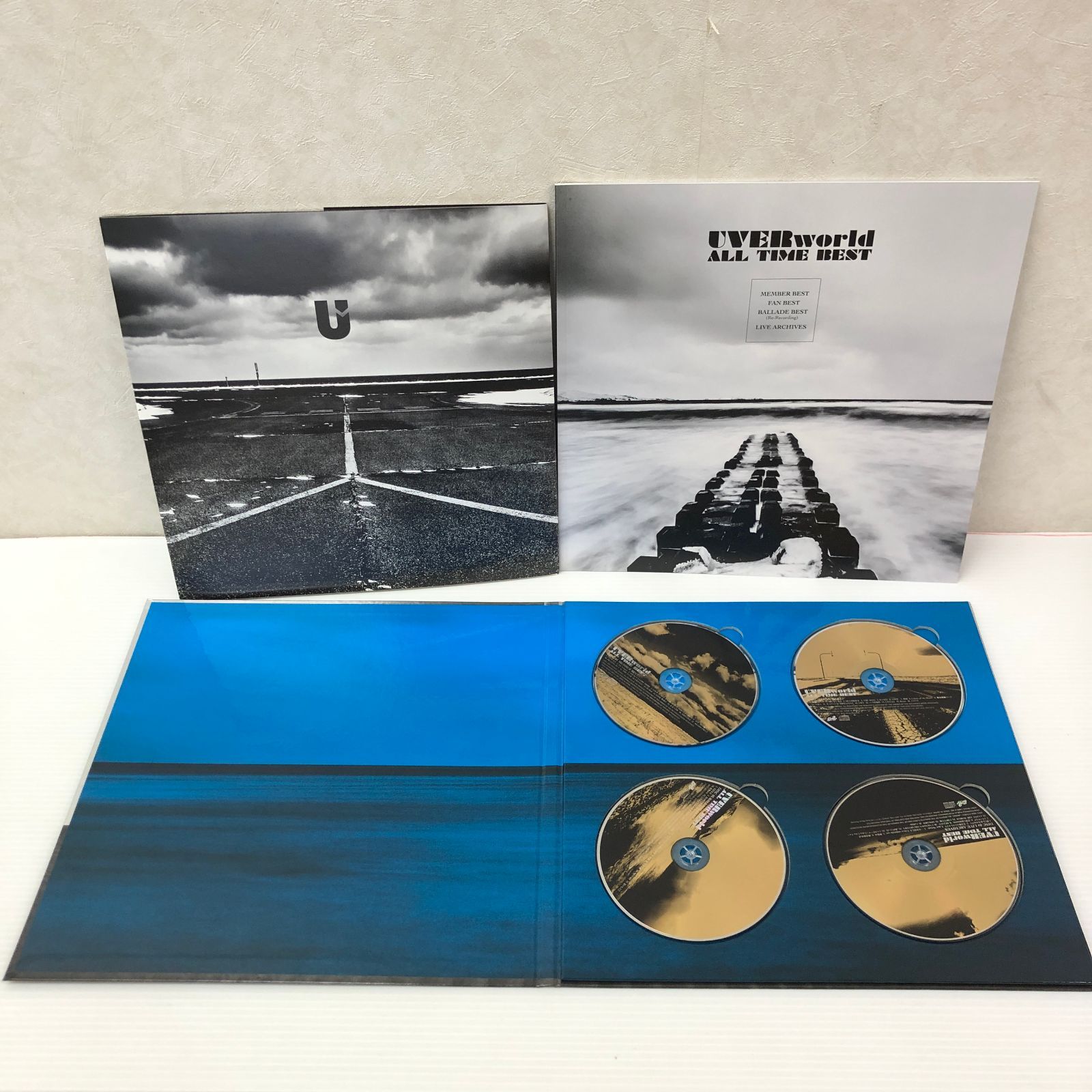 ALL TIME BEST (完全生産限定盤 4CD＋グッズ) UVERworld 中古品