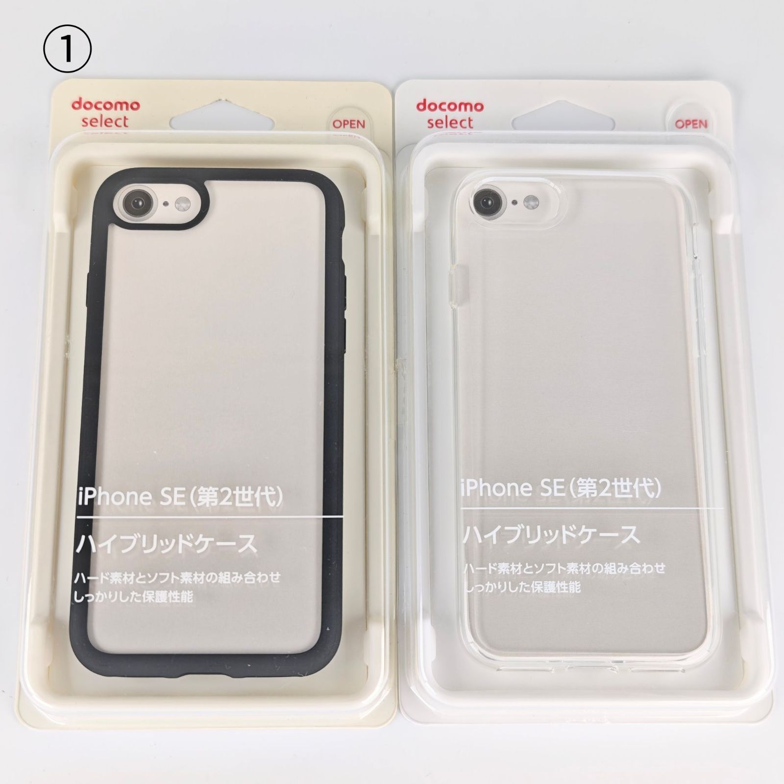 iPhone SE2用 docomo select ハイブリッドケース - メルカリ