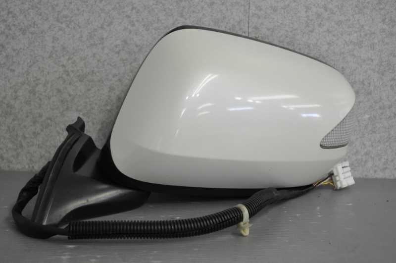 左 ドアミラー 電格 7P ウィンカー付 NH624P 白 (GE8 GE6) フィット RS MT 後期 M36 021453 s025265B