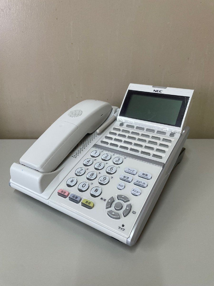 SSK 1013 NEC Aspire-UX DTZ-24BT-3D(WH) 24ボタンカールコードレス電話機 美品 送料無料