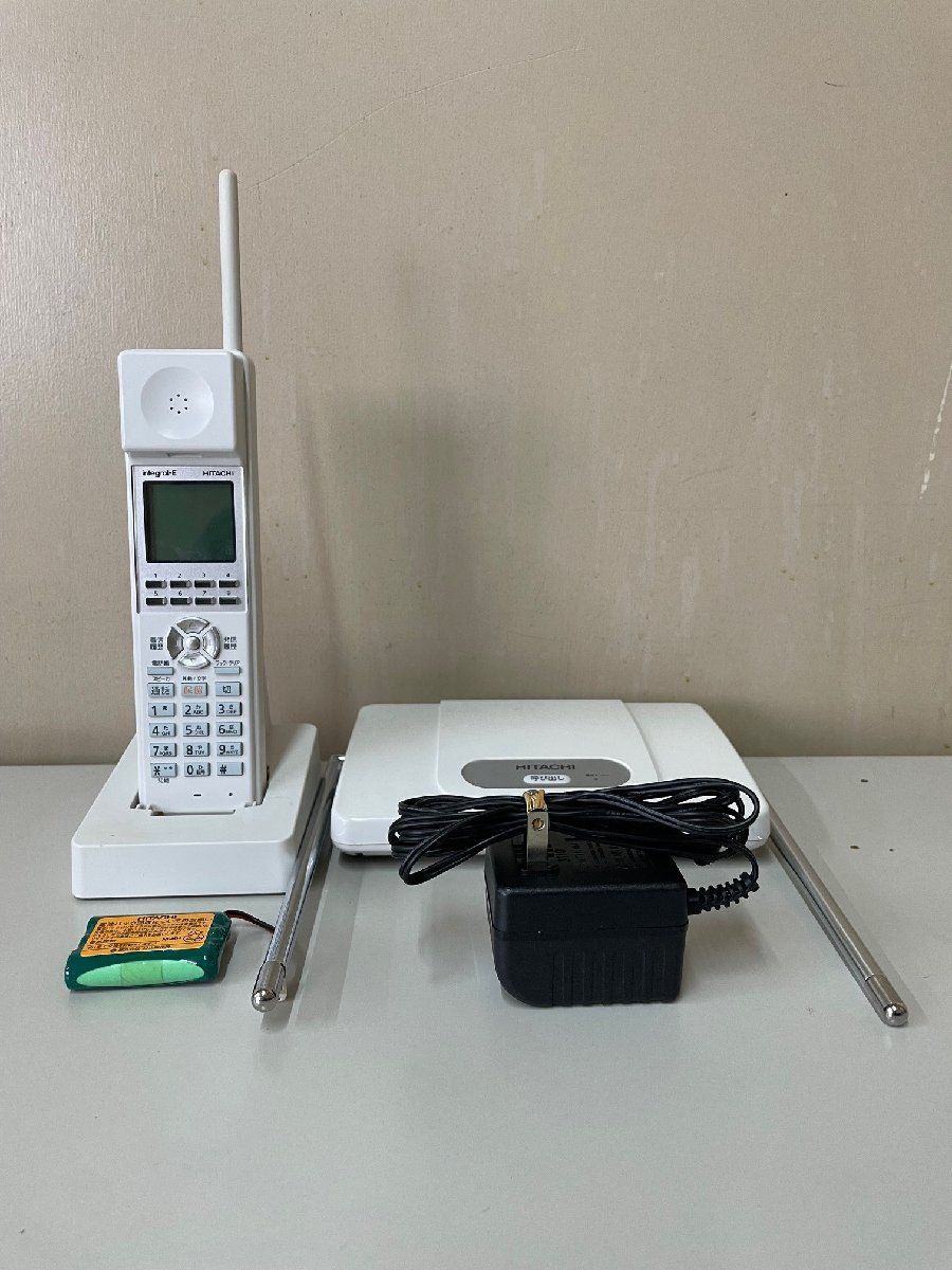 SSK 1039 HITACHI 日立 integral-E ET-8iE-CLS(W) アナログコードレス電話機 キレイ 送料無料