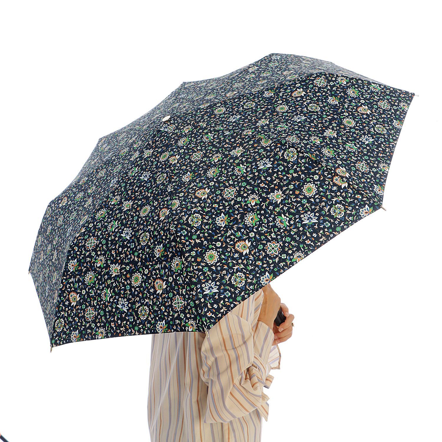 新品 Tory Burch トリーバーチ 折りたたみ傘 幾何学模様 Women