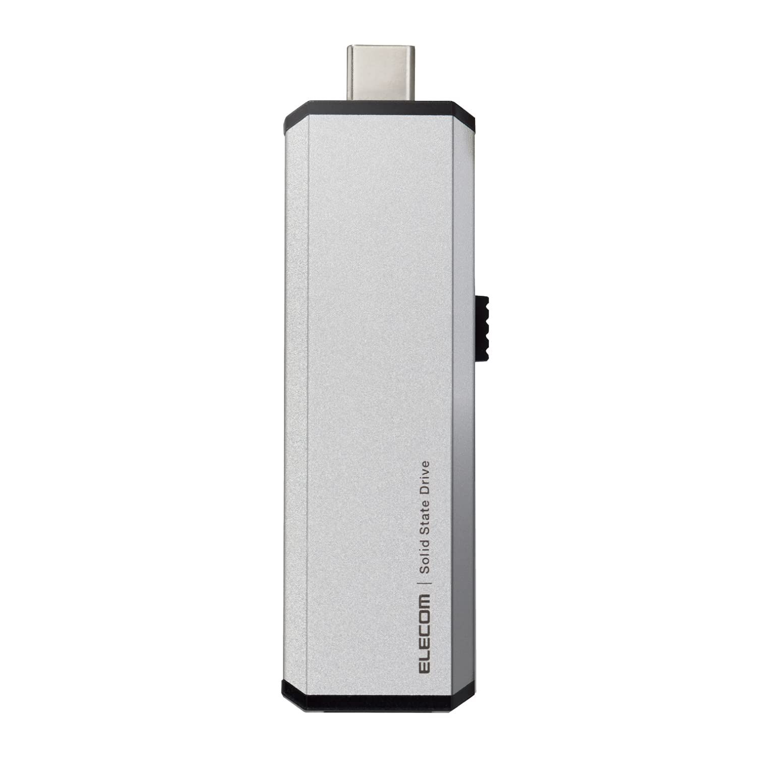 エレコム 外付けSSD 250GB USB3.2(Gen1) PS5/PS4(メーカー動作確認済) スライド式 Type-C&Type-A両対応 シルバー ESD-EWA0250GSV [シルバー] [250GB]