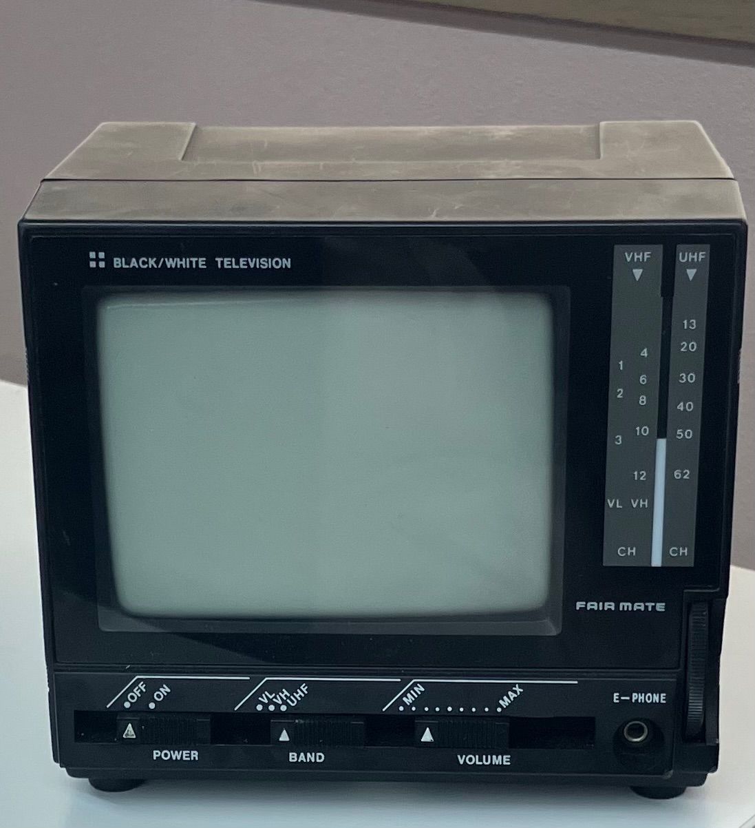 昭和レトロ 朝日通商 EA-50白黒テレビ FAIR MATE - メルカリ