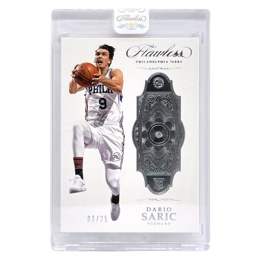 未開封品 PANINI NBAカード FLAWLESS DARIO SARIC PHILADELPHIA 76ERS /25 #19 送料無料 中古 IT1