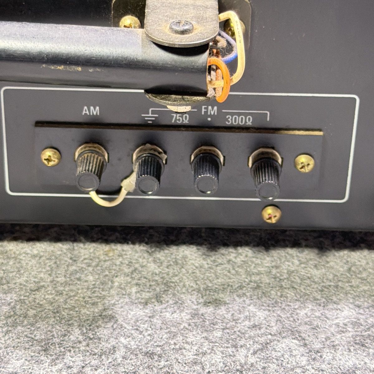 通電・AM受信確認済】TRIO KT-3300 AM-FMステレオチューナー トリオ