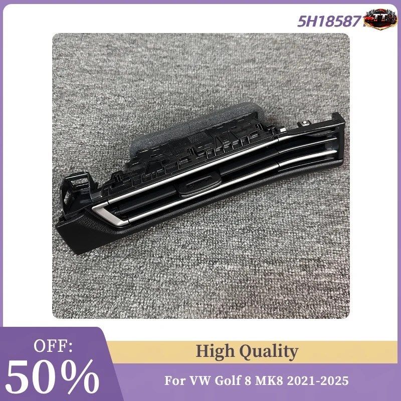 左ハンドル車用左フロントダッシュパネルエアベントアウトレット VW ゴルフ8 MK8 2021-2025 5HG858711A