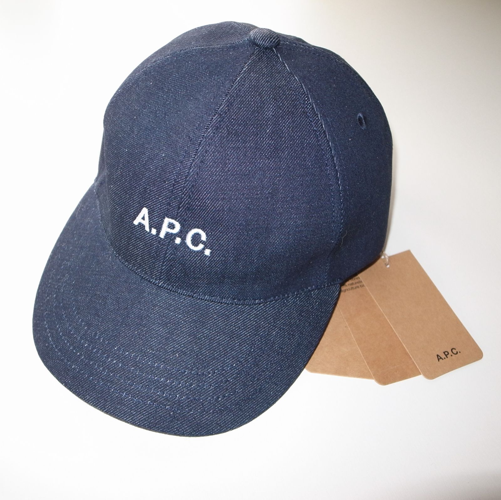 APC charlie denim logo cap ロゴ デニム キャップ Lサイズ 60cm 26SS