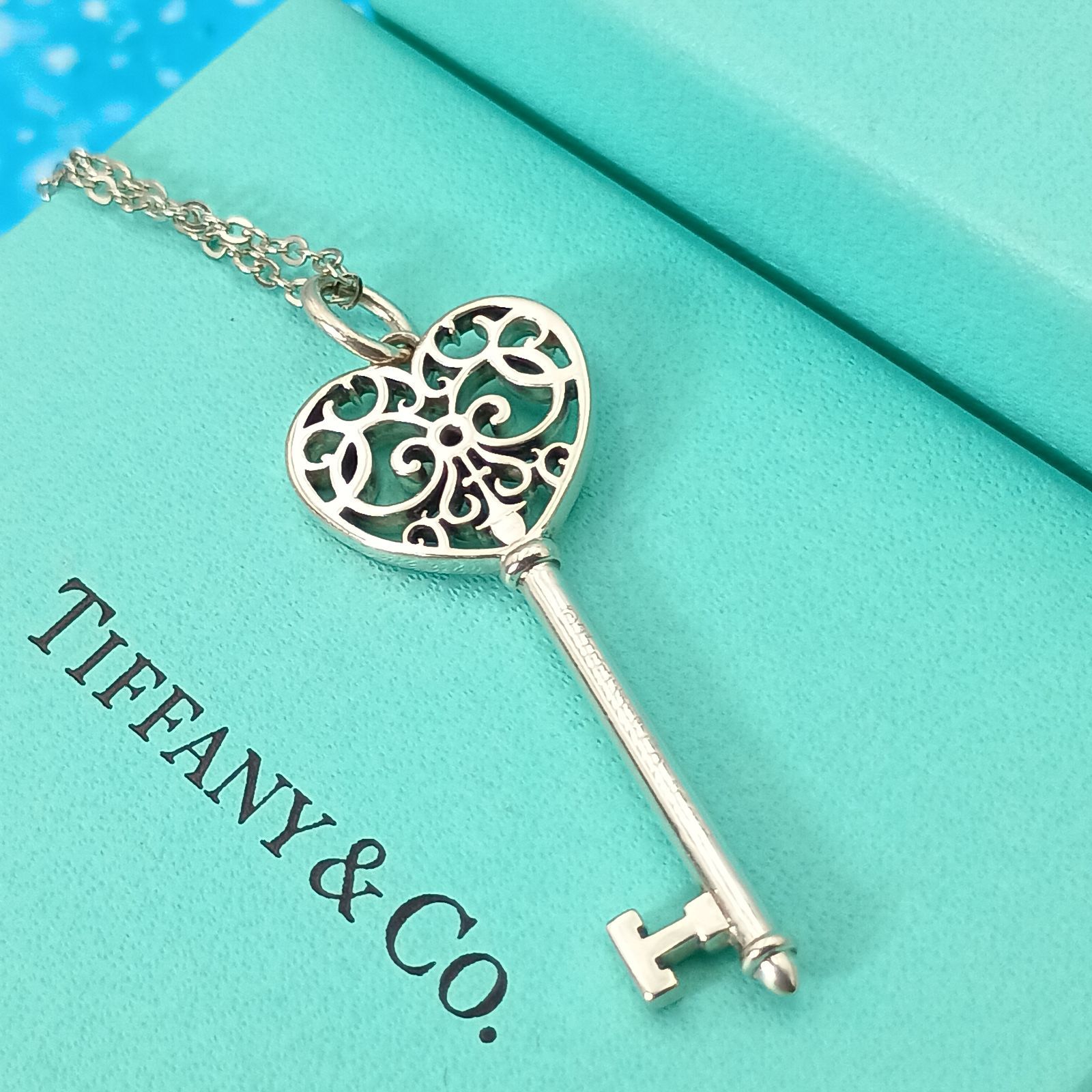 TIFFANY&Co. ティファニー エンチャント ハートキー ネックレス 