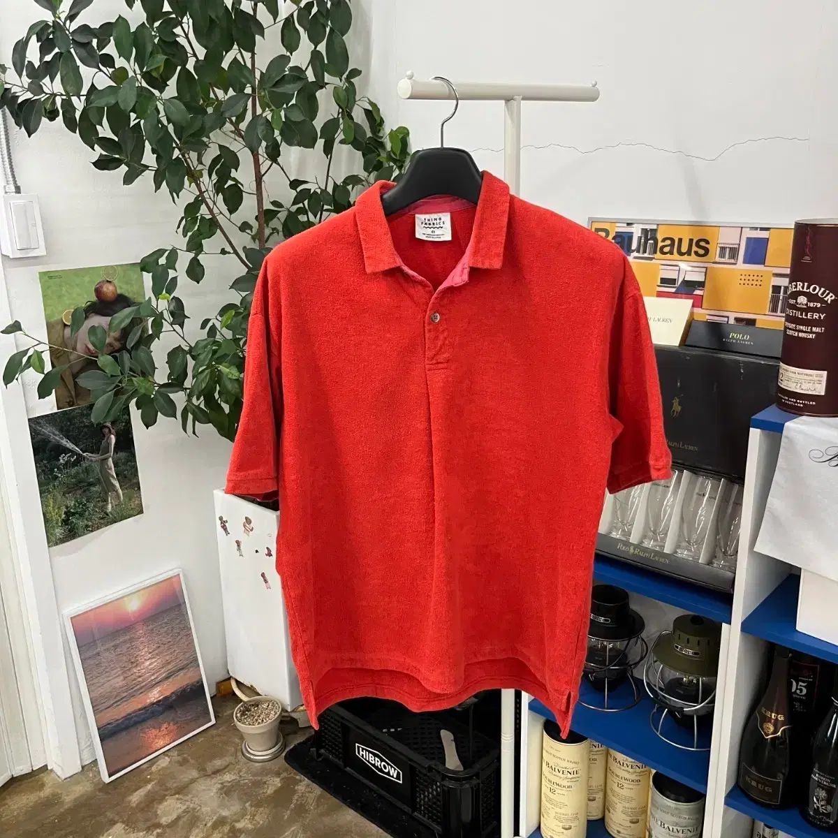 THING FABRICS テディ カラー 半袖 Tシャツ 1
