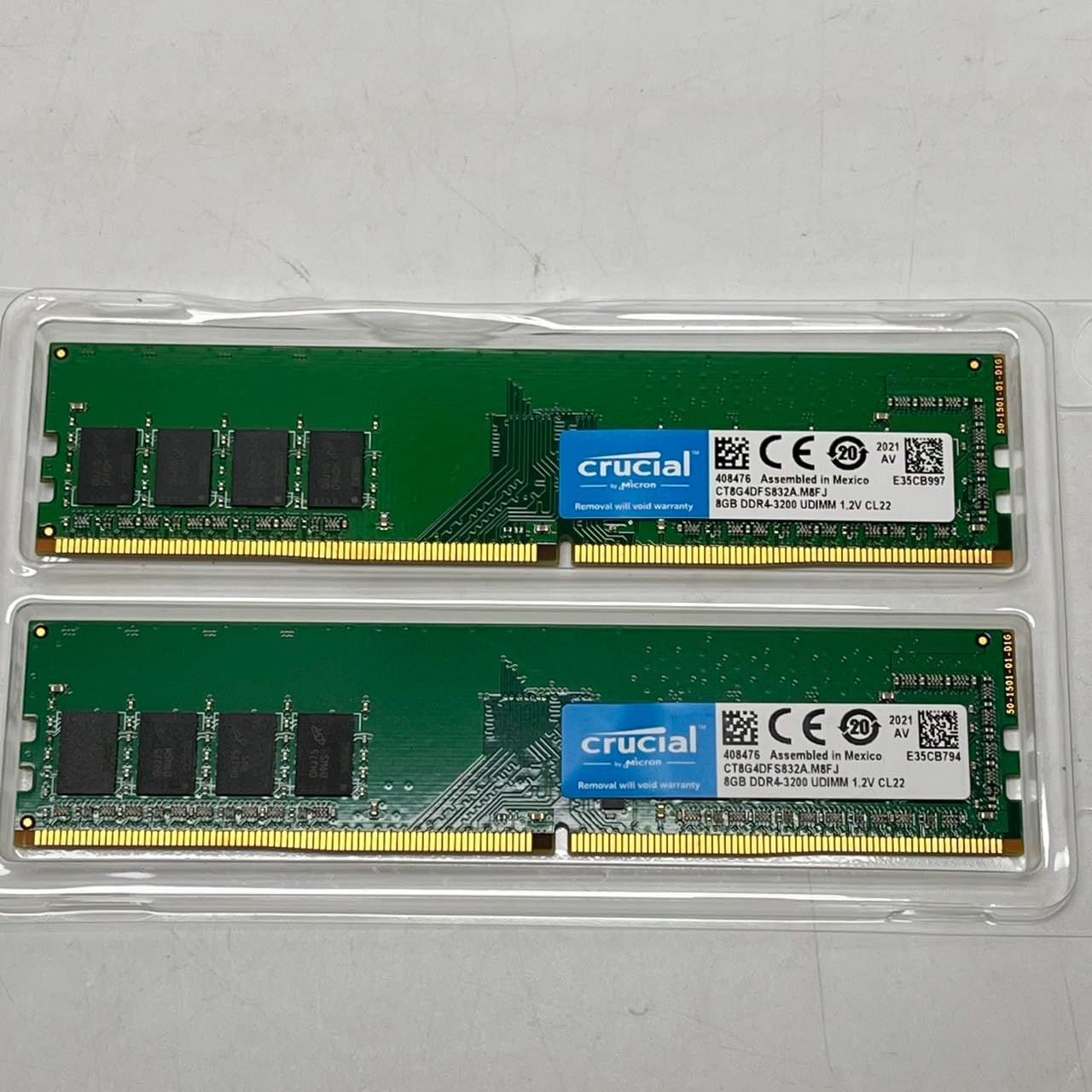 Crucial 16GB(8GBx2) DDR4 3200MT/s メモリ - メルカリ