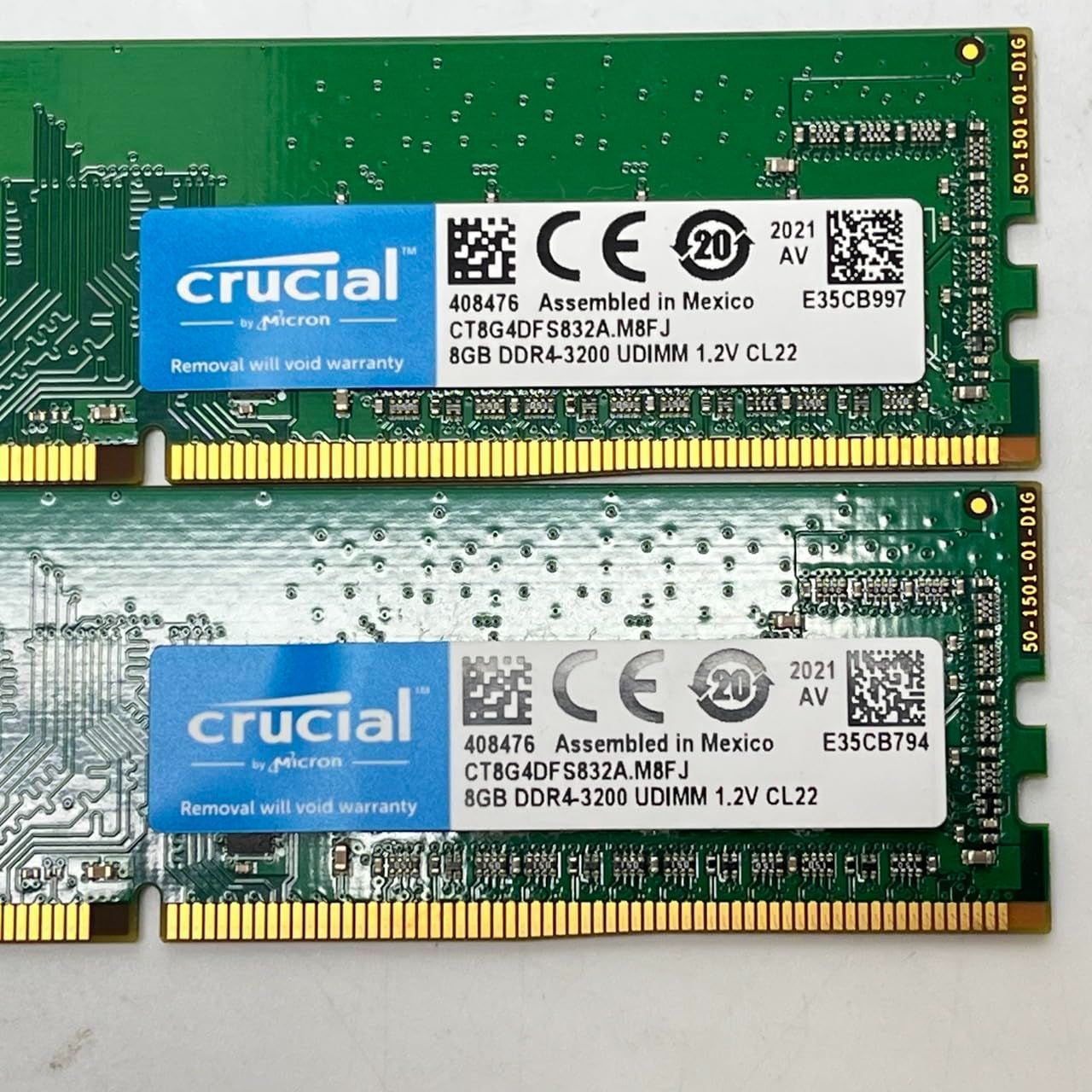 Crucial 16GB(8GBx2) DDR4 3200MT/s メモリ - メルカリ