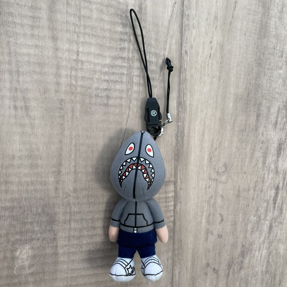 ★新品★ テリヤキ星人 モバイルクリーナー ストラップ a bathing ape BAPE shark hoodie シャーク パーカー エイプ ベイプ NIGO y25