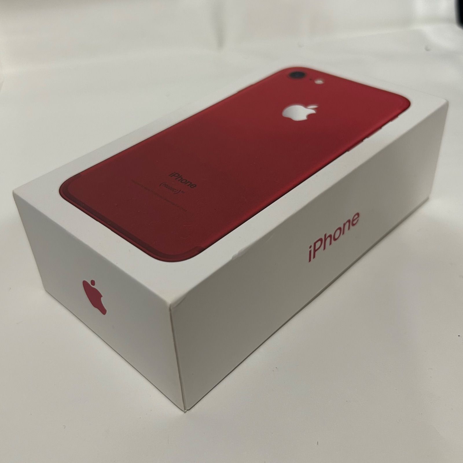 美品 iPhone7 128GB レッド SIMフリー 箱付 バッテリー100% - メルカリ