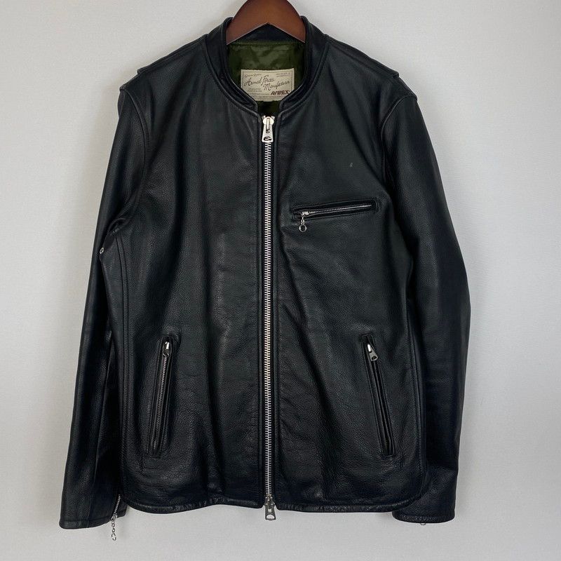 中古品】 AVIREX アヴィレックス OILYCOW SINGLE RIDERS 6161068 中古品】 AVIREX アヴィレックス OILYCOW SINGLE RIDERS 6161068