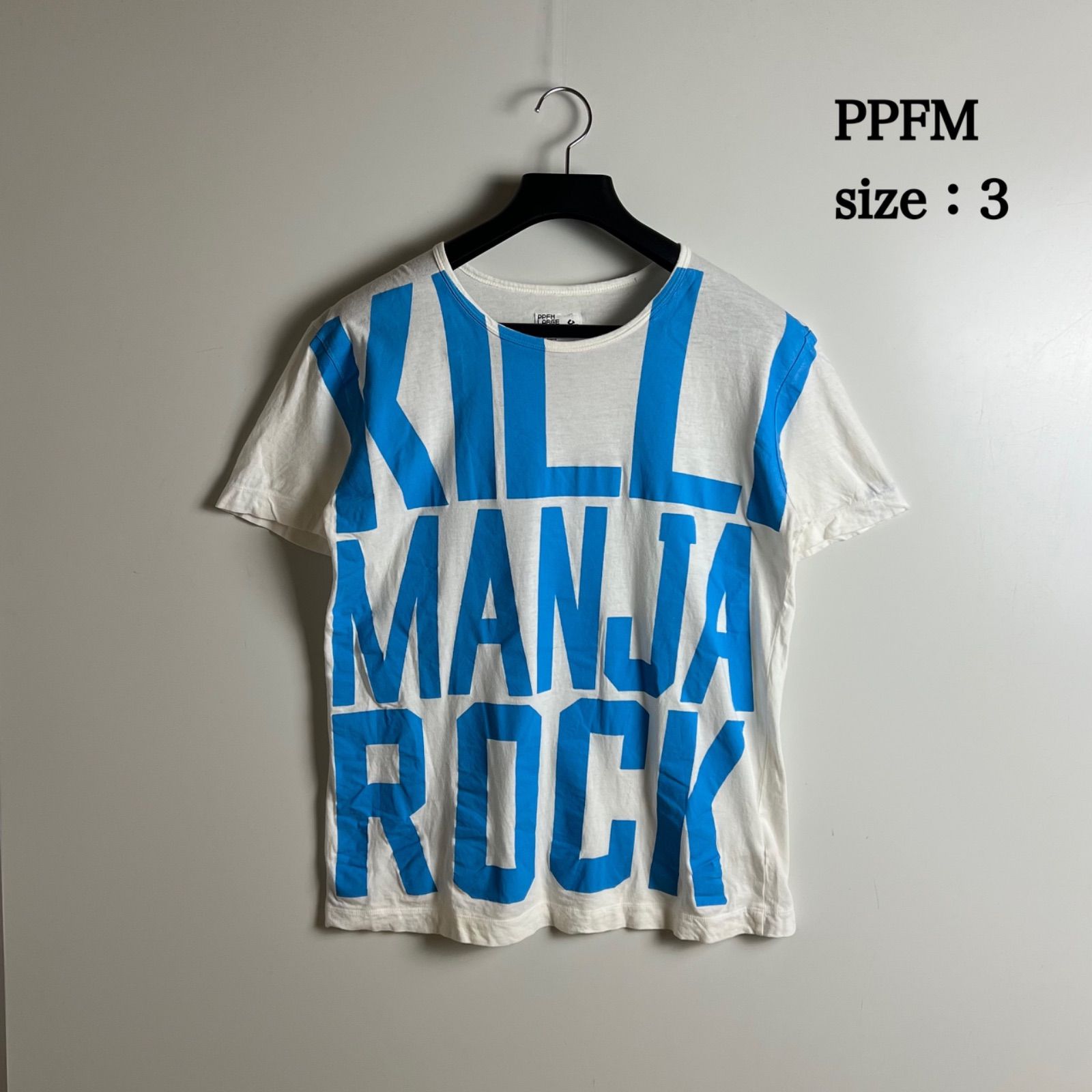 PPFM 2008 00s y2k archive ROCK OVP Tee 3 L ピーピーエフエム ロック