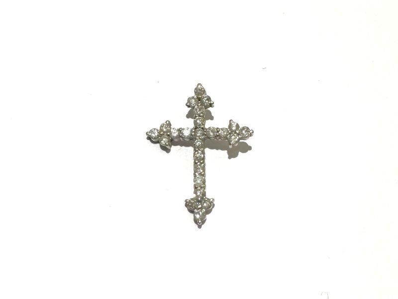 JEWELRY　ジュエリー　貴金属･宝石　ペンダントトップ　K18WGホワイトゴールド　D0.50ct　1.2g【中古】【432】