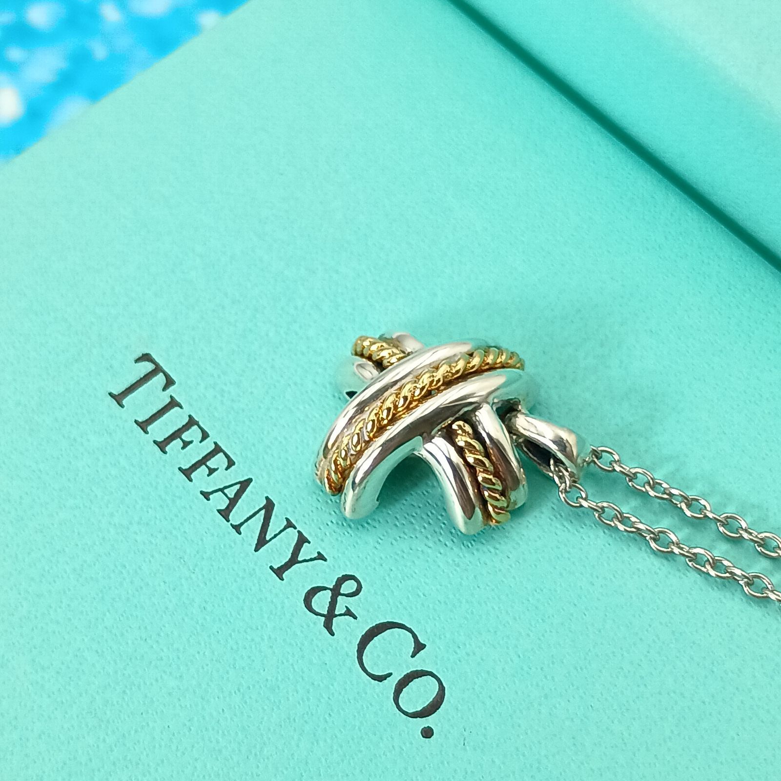 TIFFANY&Co. ティファニー シグネチャー コンビ ネックレス レディース