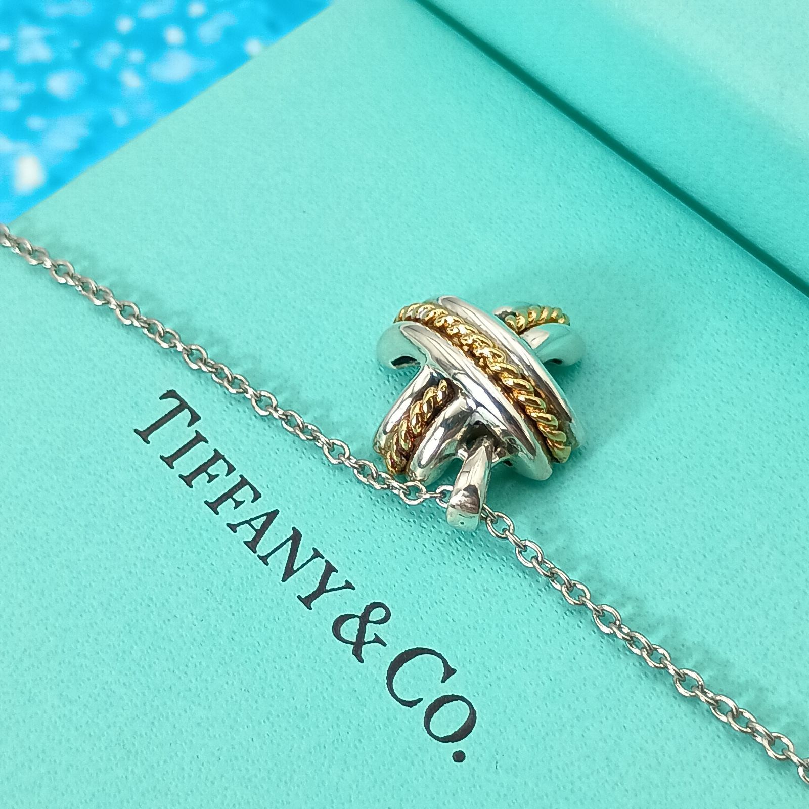 TIFFANY&Co. ティファニー シグネチャー コンビ ネックレス レディース