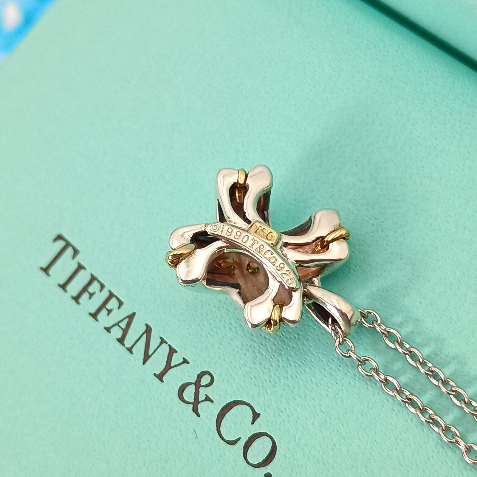 TIFFANY&Co. ティファニー シグネチャー コンビ ネックレス レディース