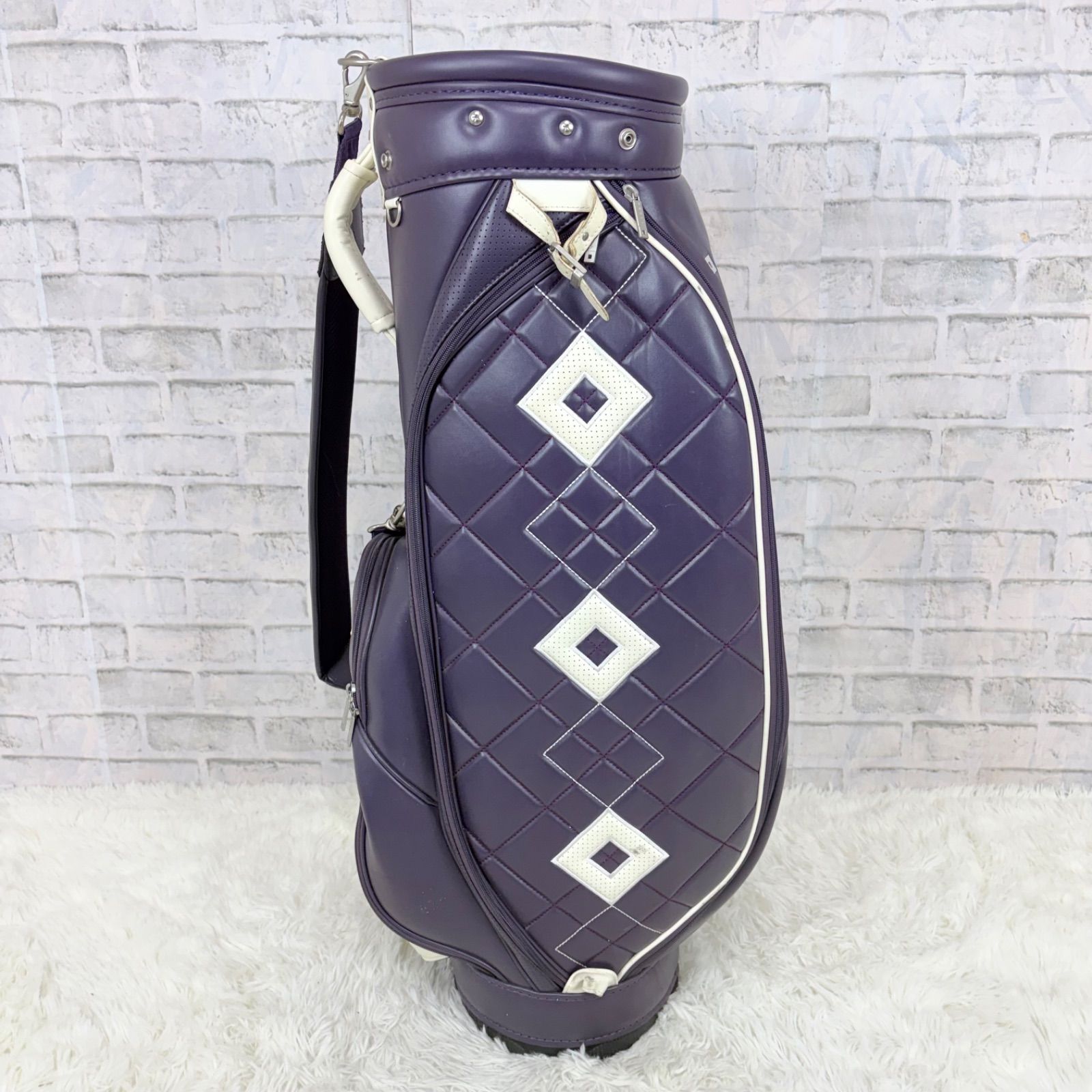ONOFF オノフ キャディバッグ ゴルフバッグ golf パープル 紫 人気